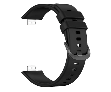 Pasek i akcesoria do zegarków FIXED Silicone Strap for Huawei Watch FIT black